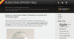 Desktop Screenshot of developpementagile.com