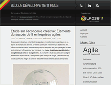Tablet Screenshot of developpementagile.com